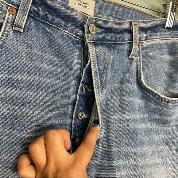 Citizens of Humanity Gaucho Vintage Wide Leg in Sodapop Light Blue Women Sz 31 - Picture 7 of 13